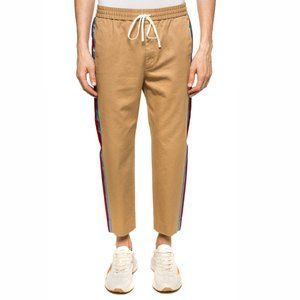 Gucci Tapered Striped Chinos